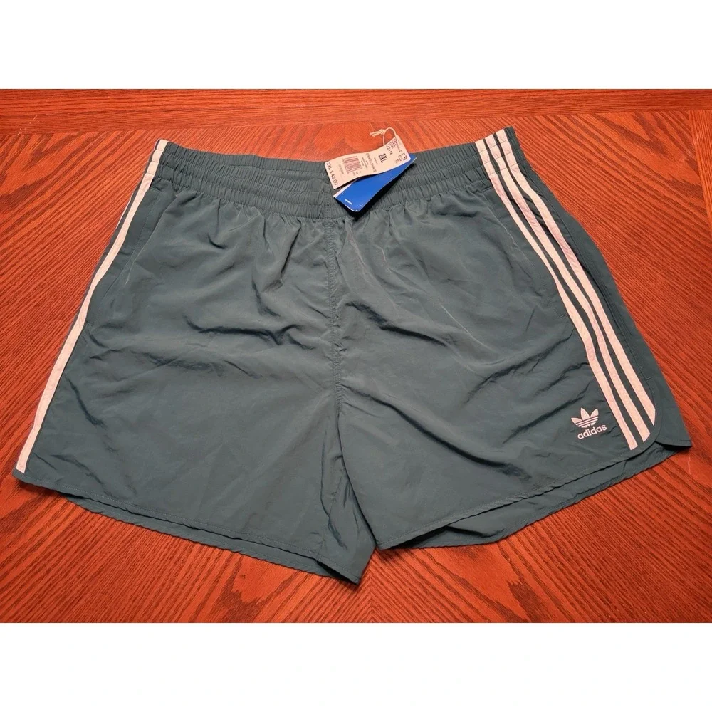 Men's Adidas Legacy‎ Teal Sprinters Shorts Size 2XL NWT